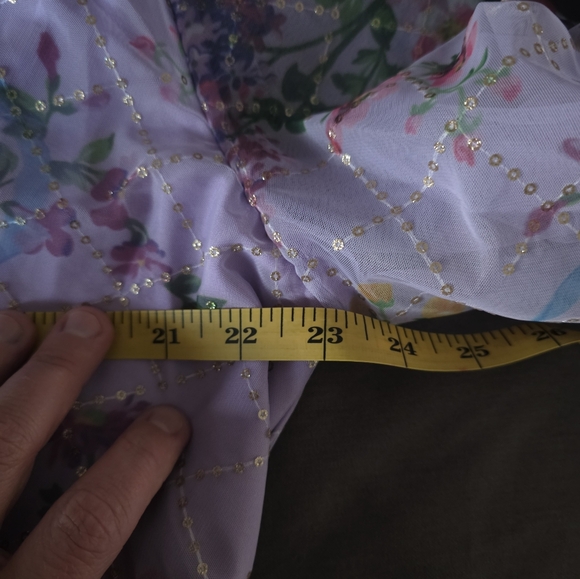 NWT JessaKae Gretel Dress - Size 1XL - Purple Lavender Floral Mini - Picture 8 of 9